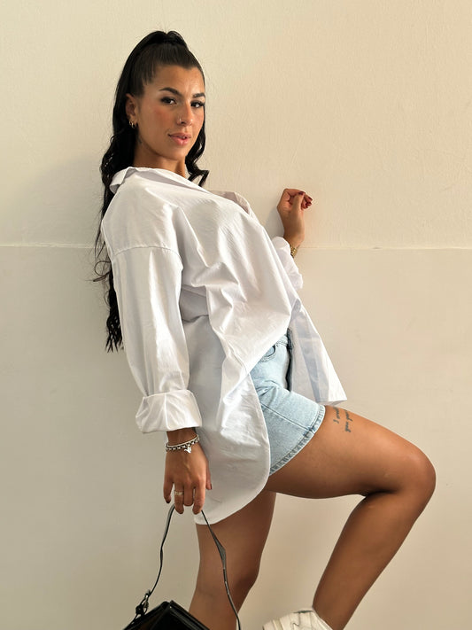Camisa Over White