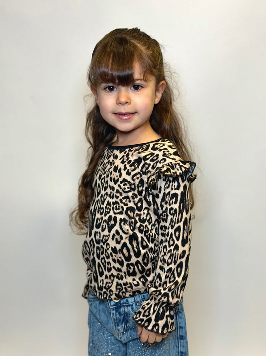 Remera animal print beba