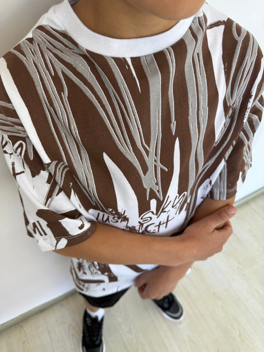 Remera Over Just Sky