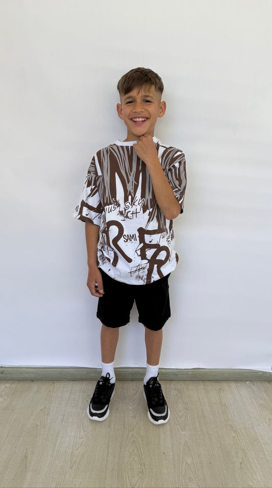 Remera Over Just Sky