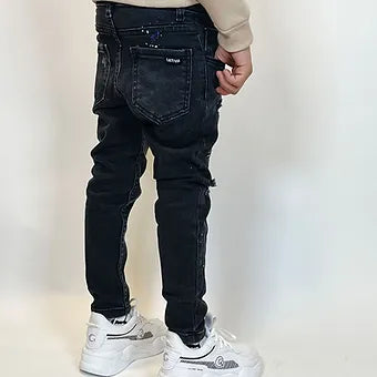Jean pintado black