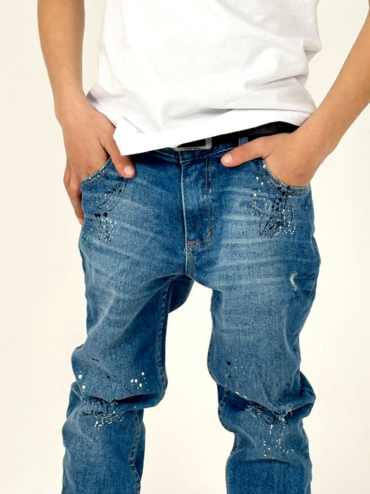 Jean Splash Print