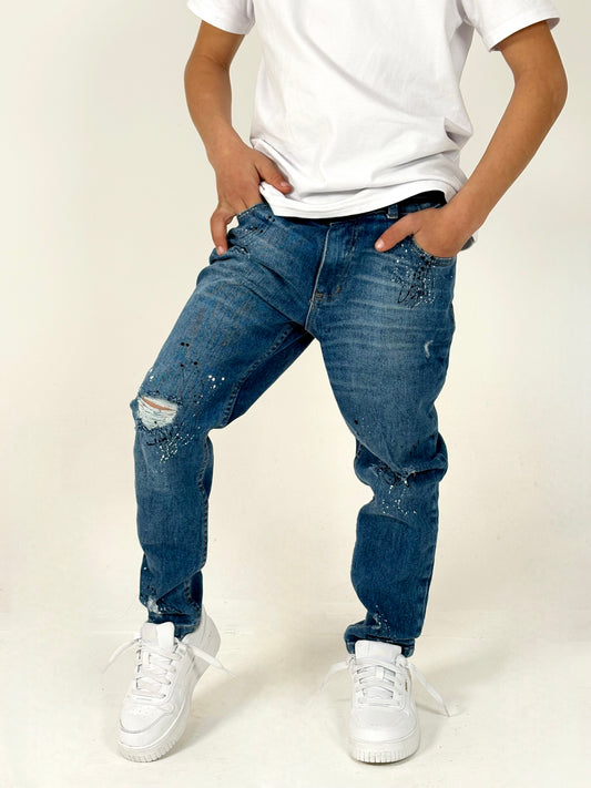 Jean Splash Print