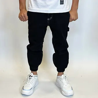 Jogger white black