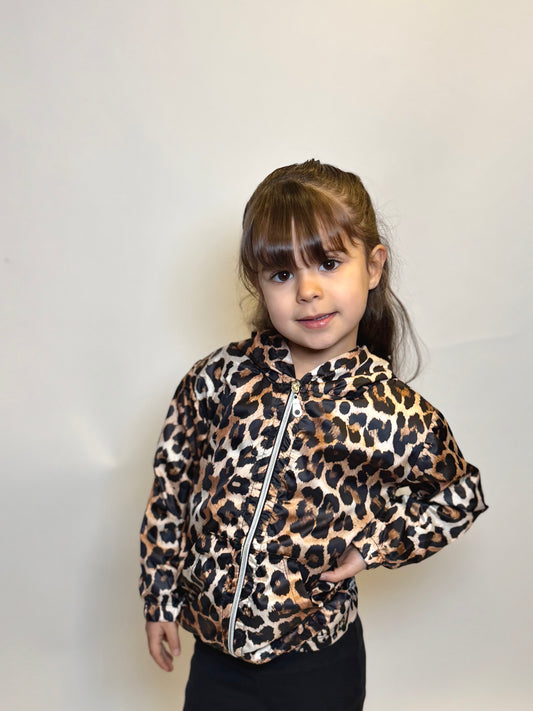 Campera Nylon animal print