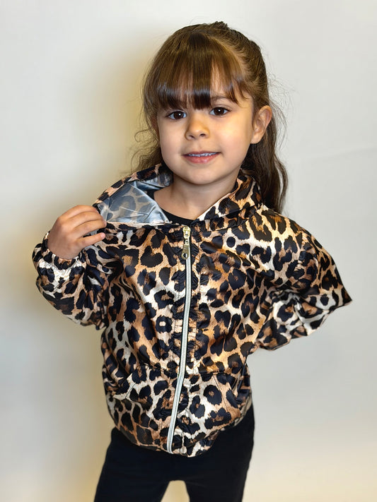 Campera Nylon animal print