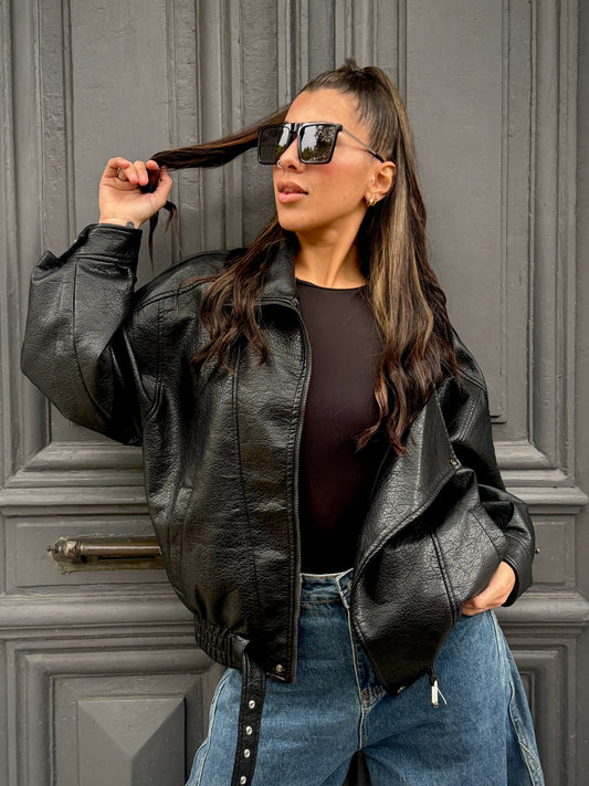 Chaqueta Old School Black