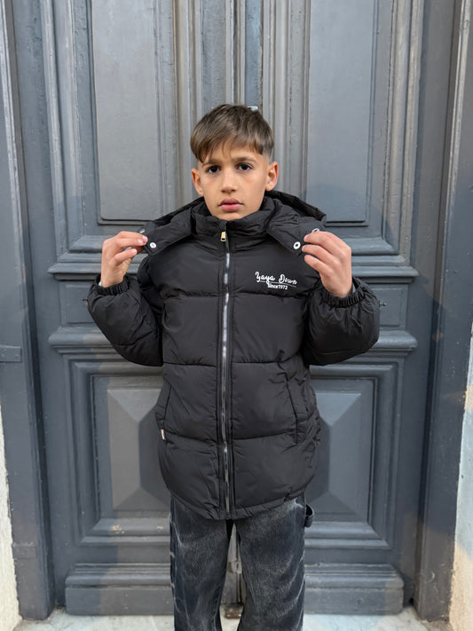 Campera puffer 1972 black