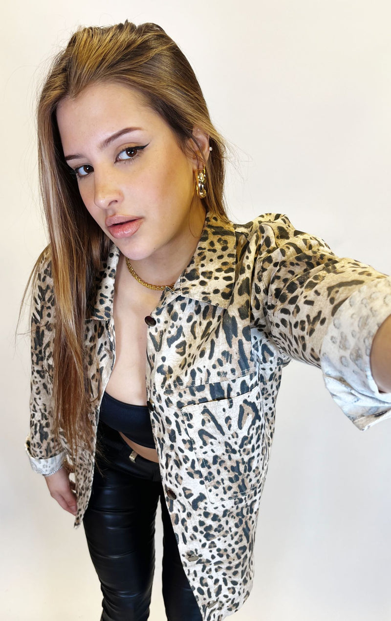 Sobrecamisa Animal Print