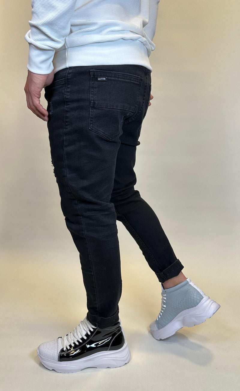 Jean Worn Black