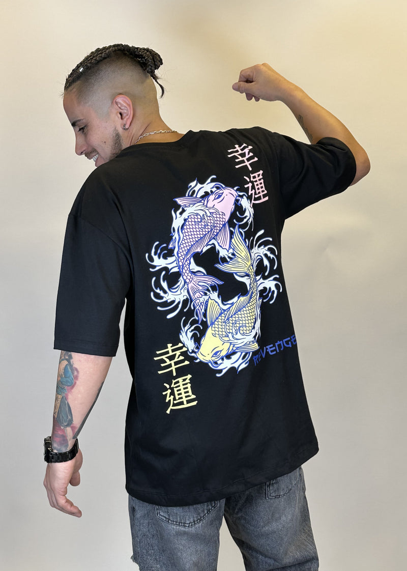 Remera Over Koi